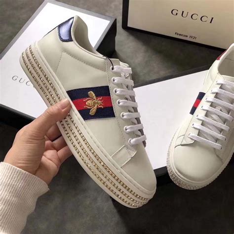 gucci women's casual shoes|authentic women gucci shoes new.